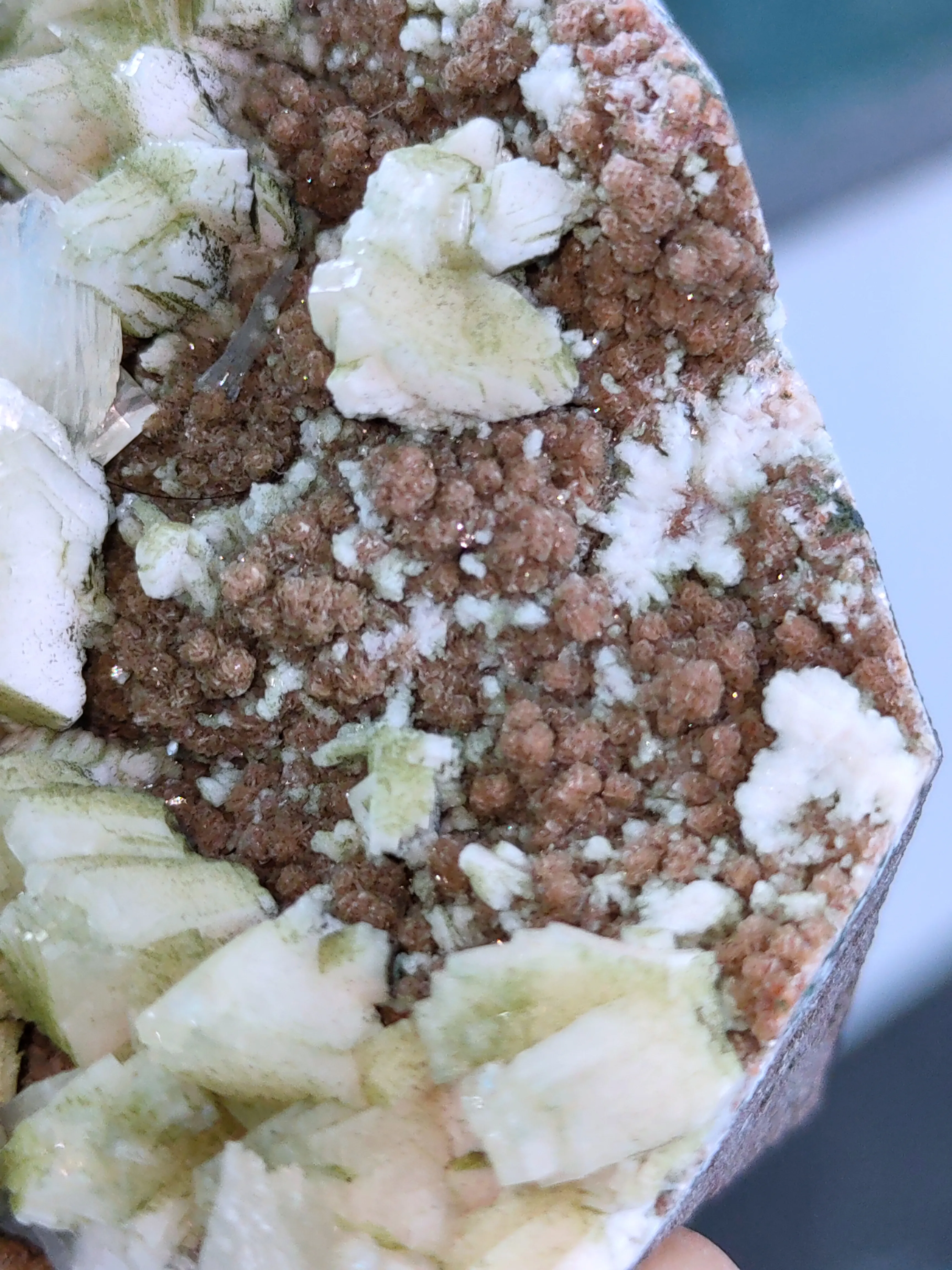 Green Heulandite with Apophyllite with Chalcedony - image 2