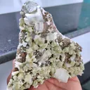Green Heulandite with Apophyllite with Chalcedony - image 7