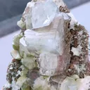 Green Heulandite with Apophyllite with Chalcedony - image 3