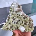 Green Heulandite with Apophyllite with Chalcedony - image 2