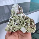 Green Heulandite with Apophyllite with Chalcedony - image 6