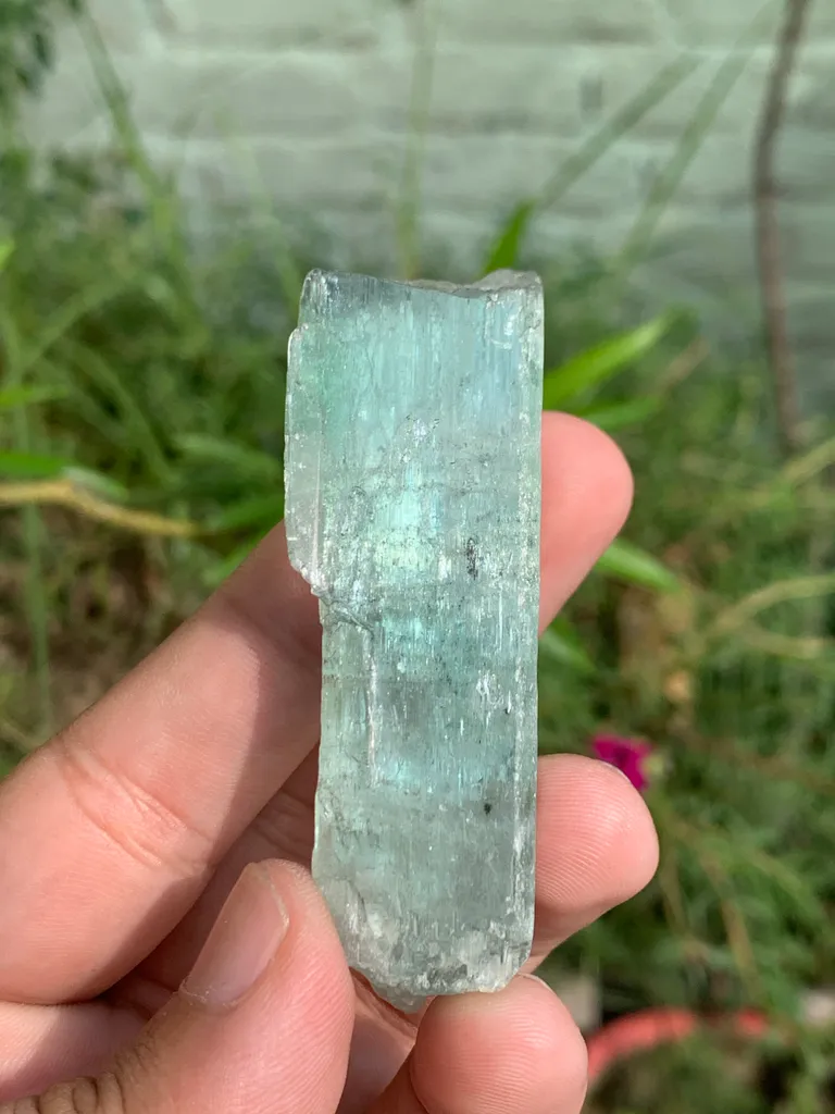 Green Hiddenite Kunzite from Afghanistan image