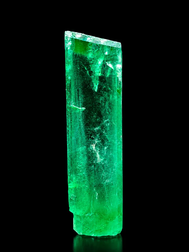 Green Hiddenite Var Kunzite Crystal - image 2