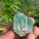 Green Kunzite Crystal from Afghanistan , Gem grade crystal - image 4