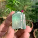Green Kunzite Crystal from Afghanistan , Gem grade crystal - image 2