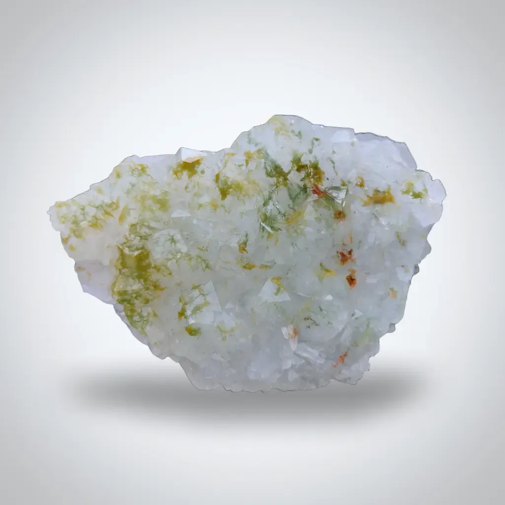 Green Moss in Apophyllite, Phantom Apophyllite - image 1