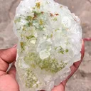 Green Moss in Apophyllite, Phantom Apophyllite - image 9