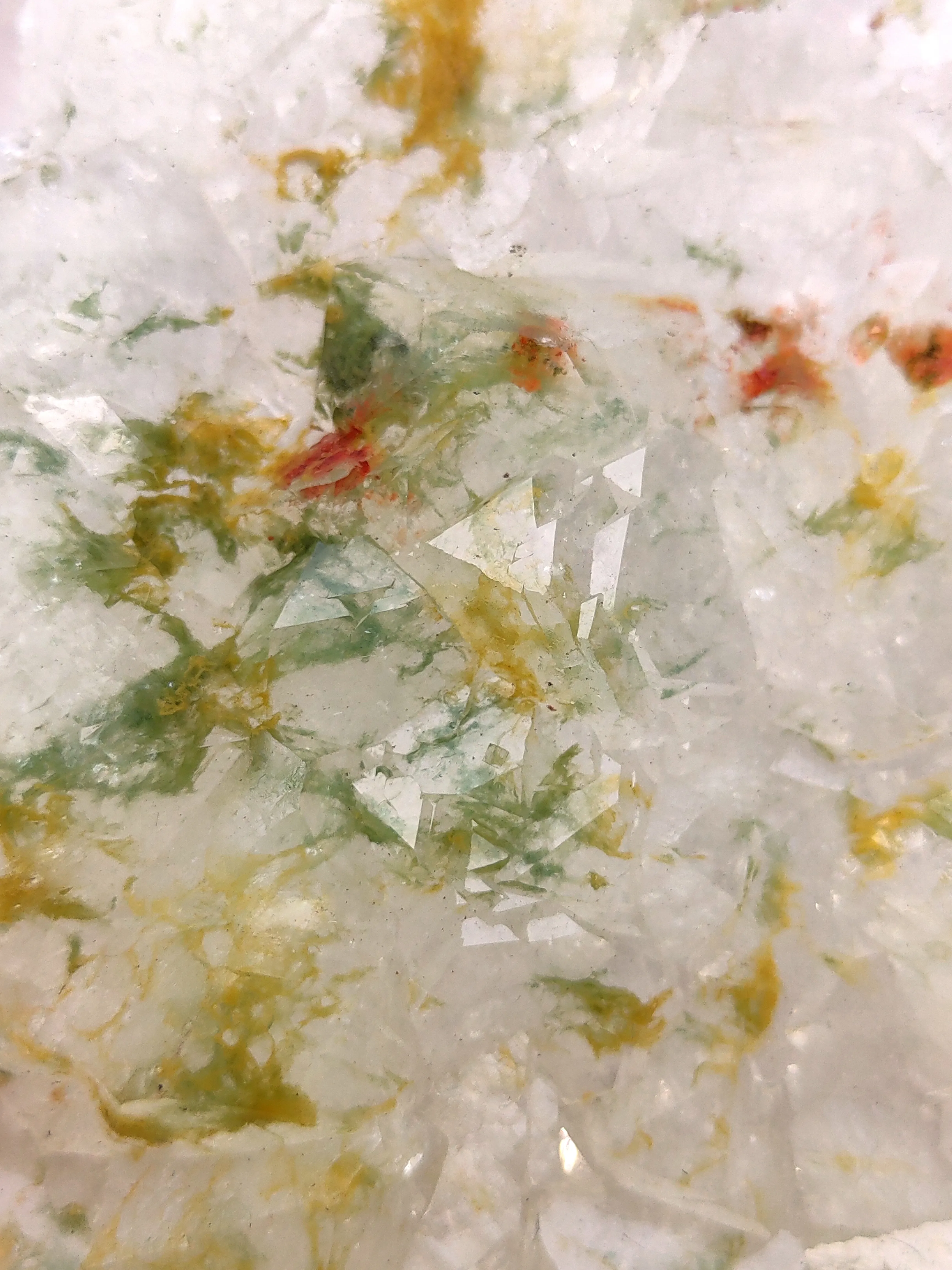 Green Moss in Apophyllite, Phantom Apophyllite - image 4