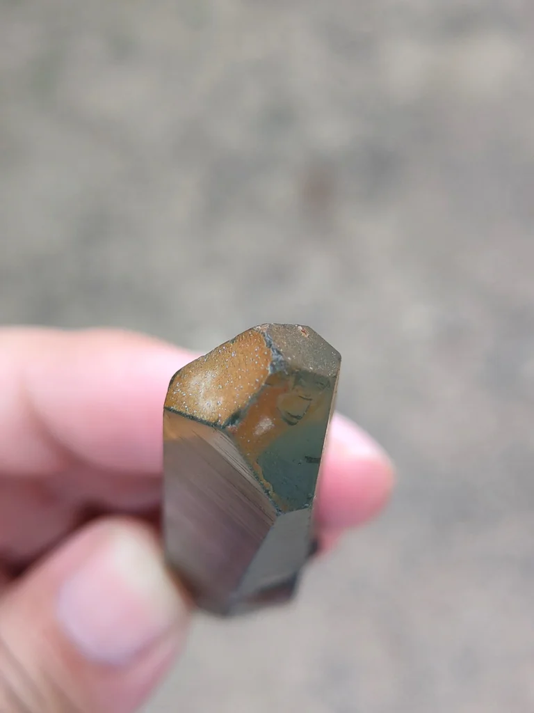 Green Phantom Crystal with Chlorite From India - image 7