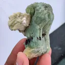 Green Stilbite with Heulandite  Available for sale. - image 6