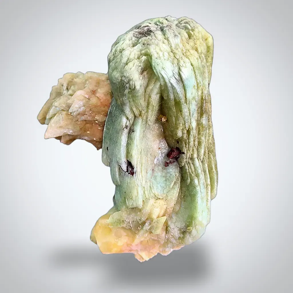 Green Stilbite with Heulandite Available for sale. - image 10