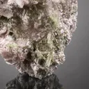 Green Tourmaline Bunch with Rare Etched Pollucite on Pink Lepidolite from Pakistan - image 7