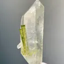 Green Tourmaline on Quartz– 69 g – Chappu Mine, Shigar Valley, Gilgit-Baltistan, Pakistan - image 5