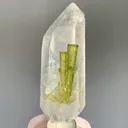 Green Tourmaline on Quartz– 69 g – Chappu Mine, Shigar Valley, Gilgit-Baltistan, Pakistan - image 8