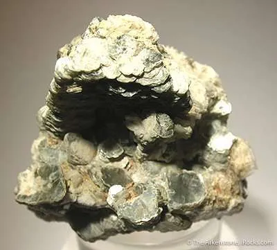Greenish Muscovite Pseudomorph - image 3