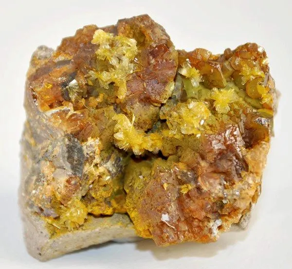 Greenockite, Hemimorphite, Sphalerite - image 1