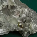 Greenockite with Prehnite (type locality) - image 2