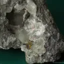 Greenockite with Prehnite (type locality) - image 5