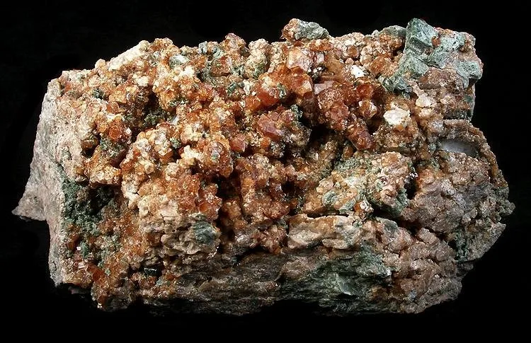 Grossular, Diopside image
