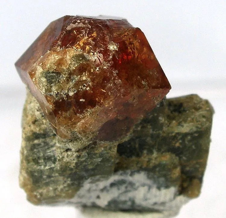 Grossular, Diopside image