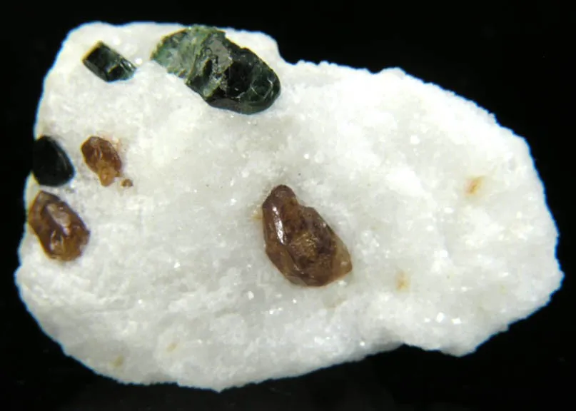 Grossular, Diopside image