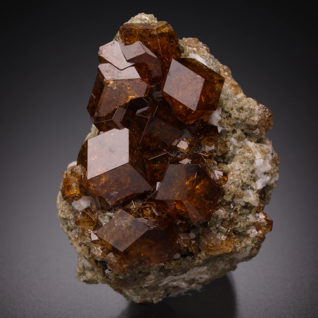 Grossular from Belvidere Mountain Quarries, Vermont, USA image