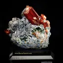 Grossular Garnet, Hessonite Variety - Clinochlor - image 1