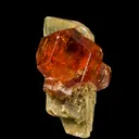 Grossular Garnet on Diopside - image 2