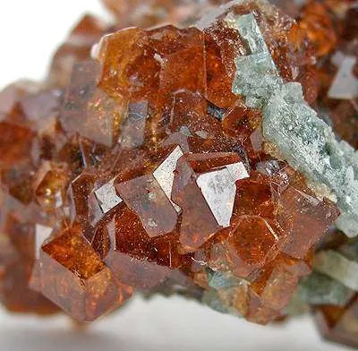 Grossular Garnet on Idocrase - image 3