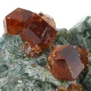 Grossular Garnet on Idocrase - image 2