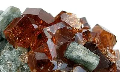 Grossular Garnet on Idocrase - image 3