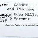 Grossular Garnet on Idocrase - image 4