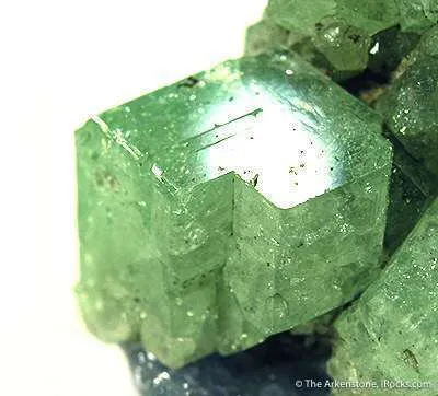 Grossular Garnet on Tanzanite - image 2