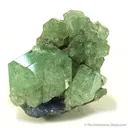 Grossular Garnet on Tanzanite - image 1