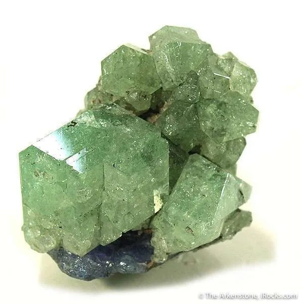 Grossular Garnet on Tanzanite - image 1