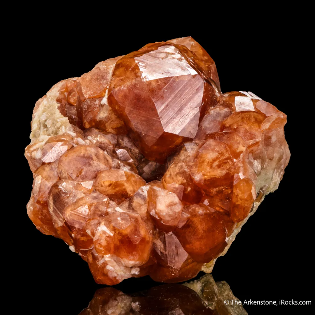 Grossular Garnet var. Hessonite image
