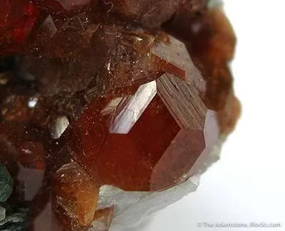 Grossular Garnet Var. Hessonite With Diopside - image 2