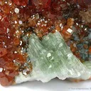Grossular Garnet Var. Hessonite With Diopside - image 4