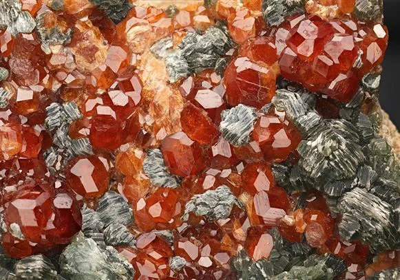Grossular Garnet with Clinochlore - image 1
