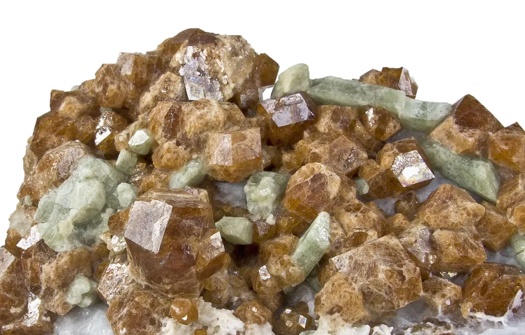Grossular Garnet With Diopside - image 2
