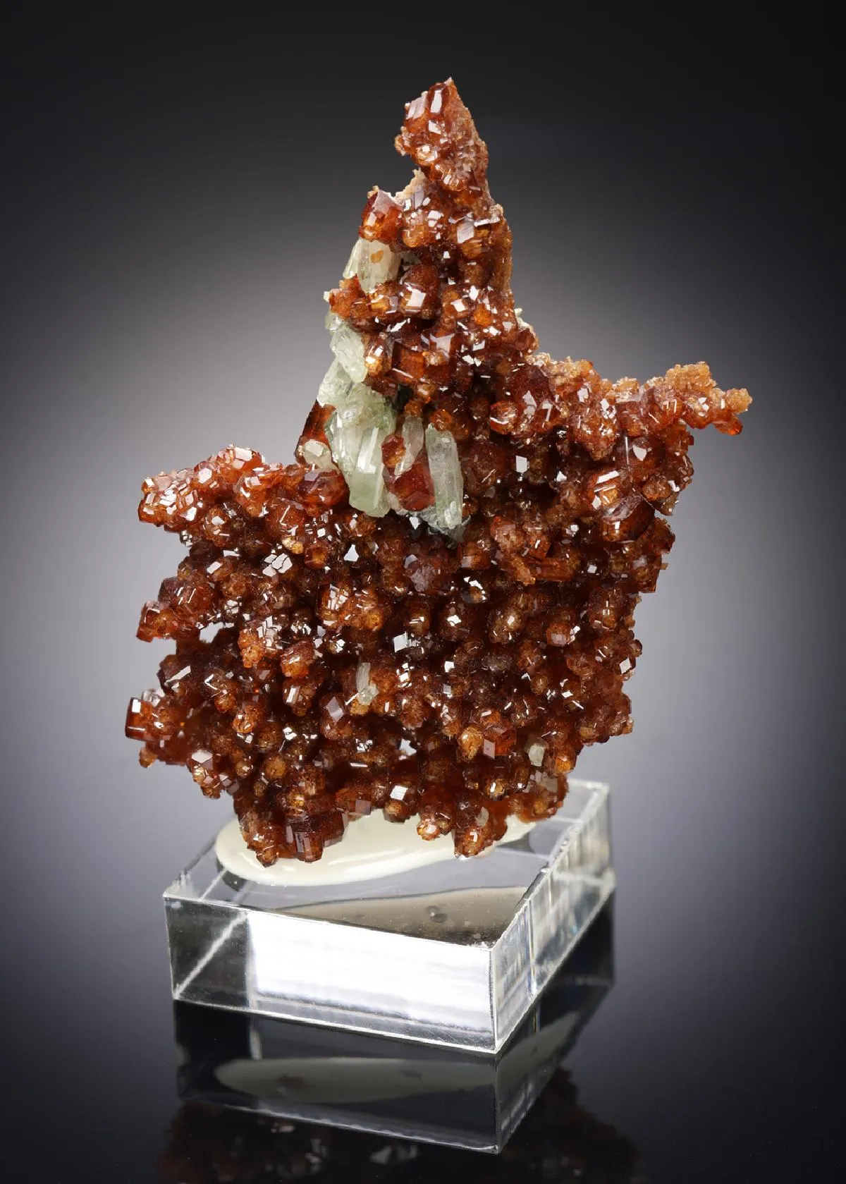 Grossular Garnet with Diopside - image 1