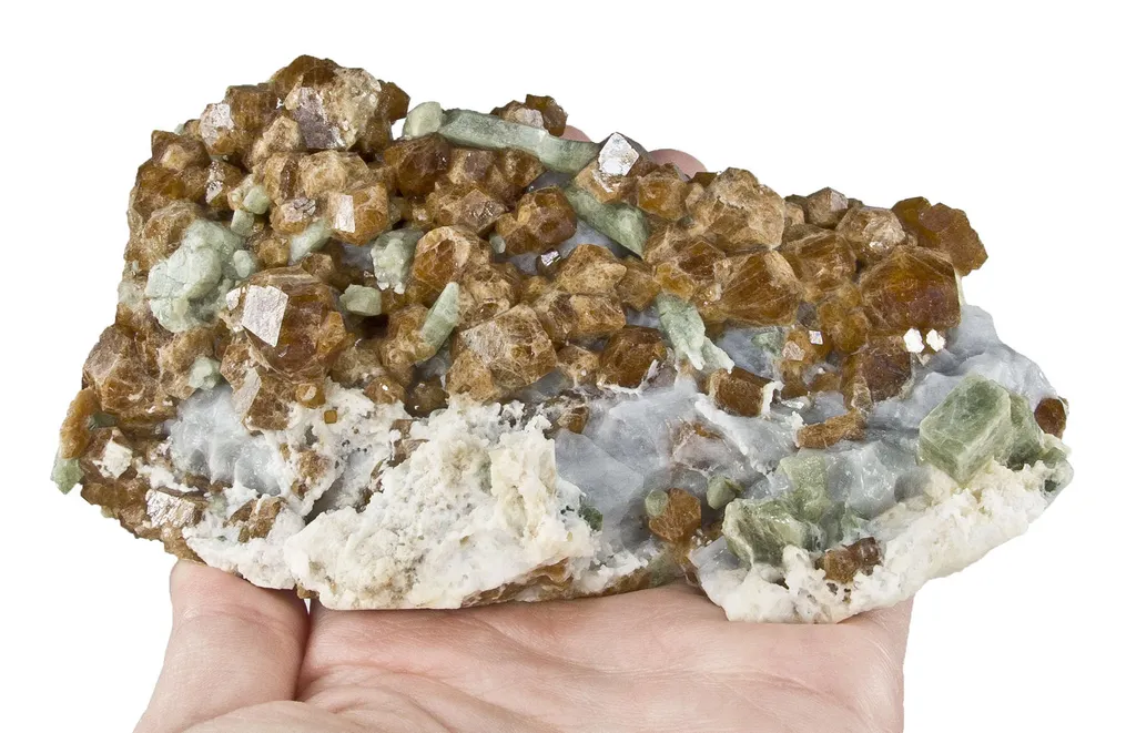 Grossular Garnet With Diopside - image 4