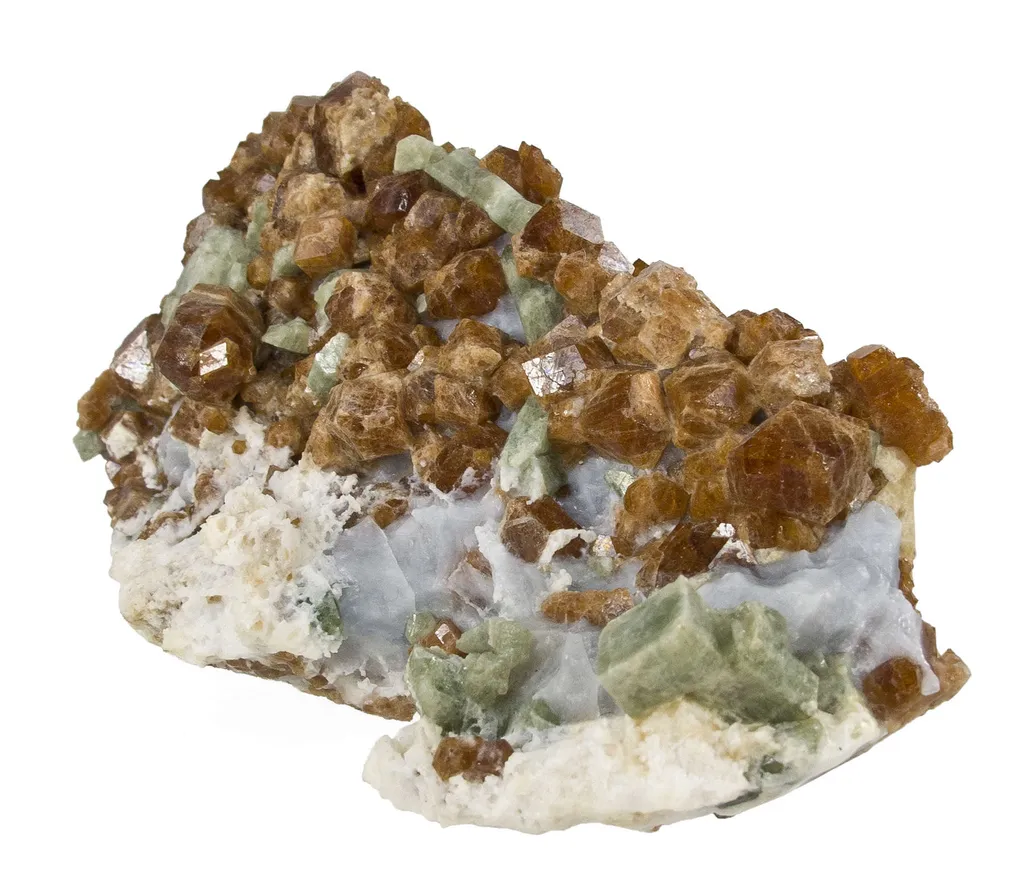 Grossular Garnet With Diopside - image 3