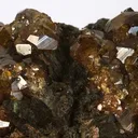 Grossular (Var: Hessonite), Amphibole Group (Var: Uralite) - image 2