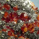 Grossular (Var: Hessonite), Clinochlore - image 2