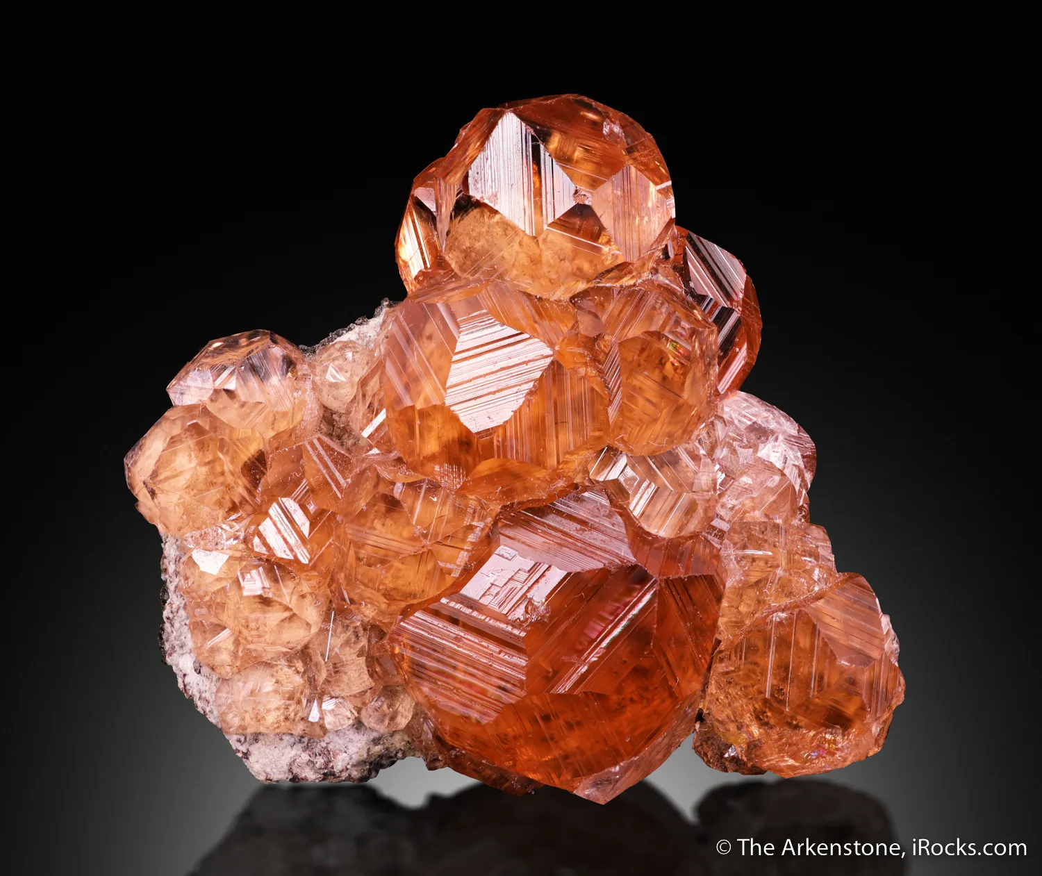 Grossular var. Hessonite on Chlorite - image 1