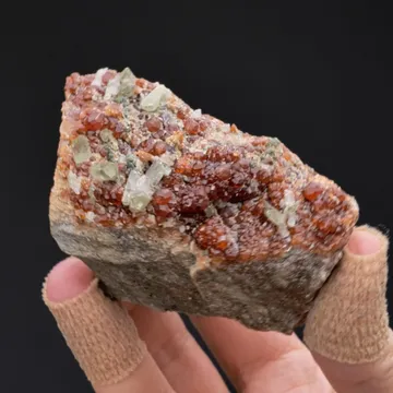 Grossular var. Hessonite with Diopside