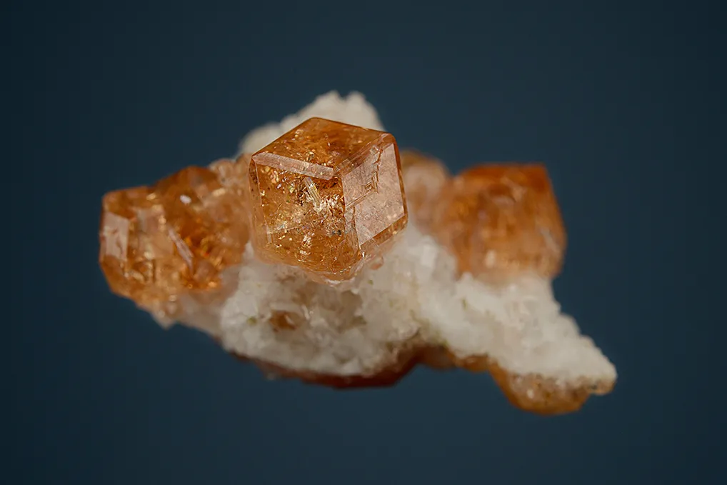 Grossular var. Hessonite with Diopside - image 3