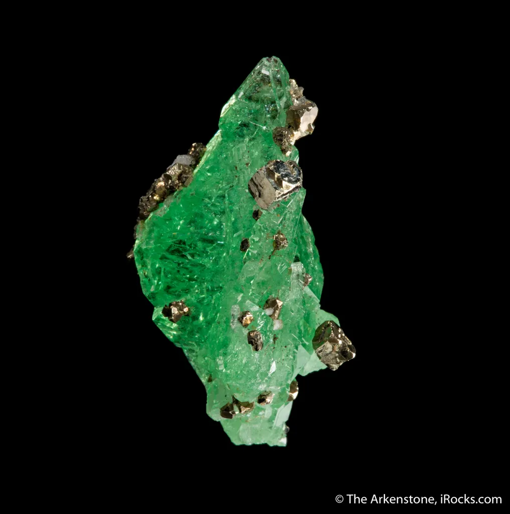 Grossular var. Tsavorite with Pyrite - image 6