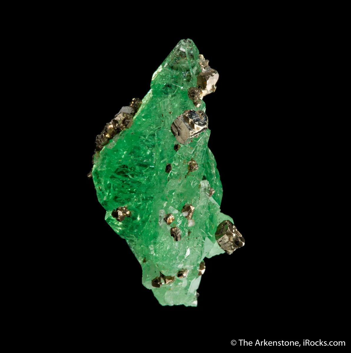 Grossular var. Tsavorite with Pyrite - image 6